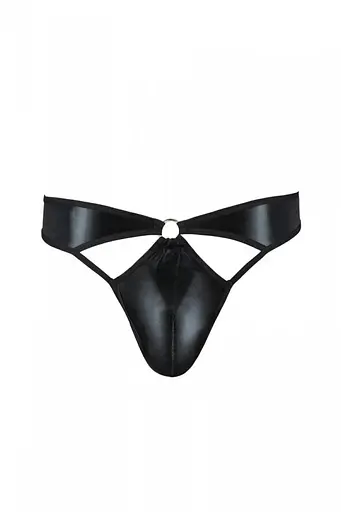 Сексуальні чоловічі стрінги Passion 033 Thong Paul XXL/XXXL чорний - фото 3