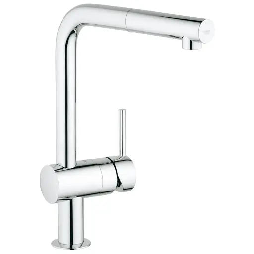 Змішувач для мийки Grohe Minta з висувною лійкою Хром 30412 - фото 1
