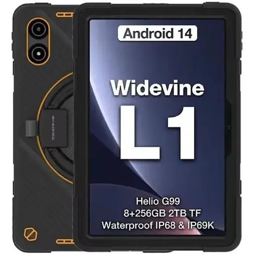 Планшет защищенный AGM PAD P2 Active 8 / 256 Gb + 4G черный - фото 1