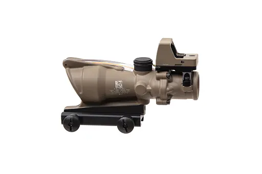 Комплект Trijicon прицел ACOG 4x32 BAC и прицел коллиматорный RMR 3.25 МОА FDE - фото 3