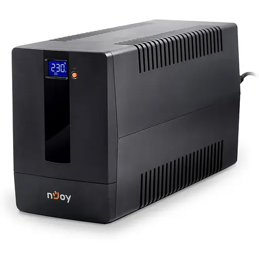 Джерело безперебійного живлення NJOY Horus Plus 1000 (PWUP-LI100H1-AZ01B), Lin.int., AVR, 4 x евро, USB, LCD, пластик - фото 4