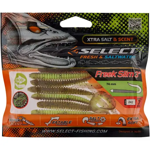 Силікон Select Freek Slim 3" #242 (7 шт/уп) - фото 2