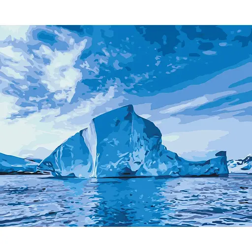 Картина за номерами на підрамнику Brushme Крижане королівство Андрій Зотов