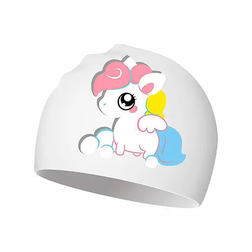 Дитяча Шапочка для плавання Renvo Lima Pony JR Білий OSFM (1SC520-03) - фото 6