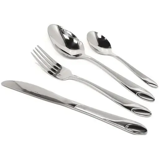 Набор столовых приборов Bachmayer BM-2440 на 6 персон в подарочном чемодане 24 предмета - фото 1