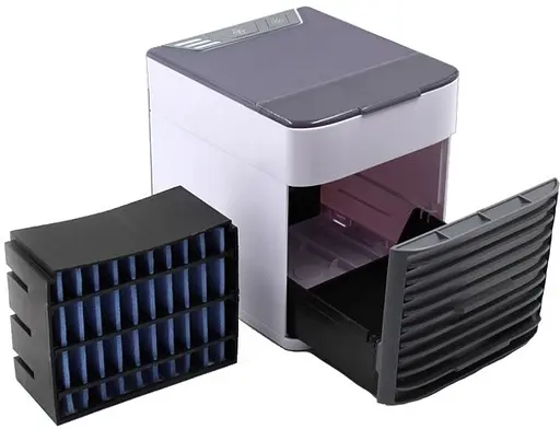 Портативный мини кондиционер 7Вт Arctic Air Ultra G2 3в1 с функцией увлажнения 610мл и подсветкой Белый/Серый - фото 5