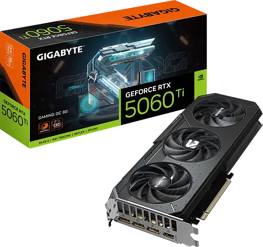 Відеокарта GeForce RTX 5060 Ti 8GB Gigabyte Gaming OC (GV-N506TGAMING OC-8GD) - фото 1