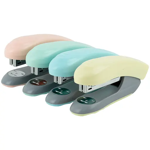 Степлер канцелярський Axent Welle-2 Pastelini №24/6 пластиковий 20 аркушів, жовтий (4820-08-A) - фото 4