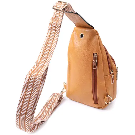 Женская сумка Vintage через плечо с отверстием для наушников из экокожи 17х27х6.5 см sum0026979 - фото 2