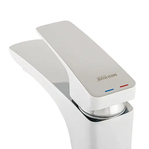 Змішувач для раковини MIXXUS PREMIUM PATRICK 001 (WHITE) (MI5853) - фото 2