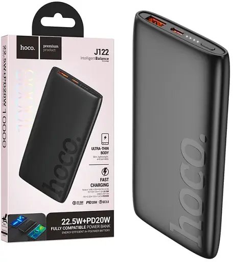 Портативное зарядное устройство Hoco J122 Power Bank 10000 mAh PD20W+QC3.0 22.5W - фото 5