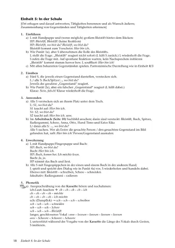 Tamtam. Lehrerhandbuch. Erster Kontakt Deutsch für Kinder - фото 17