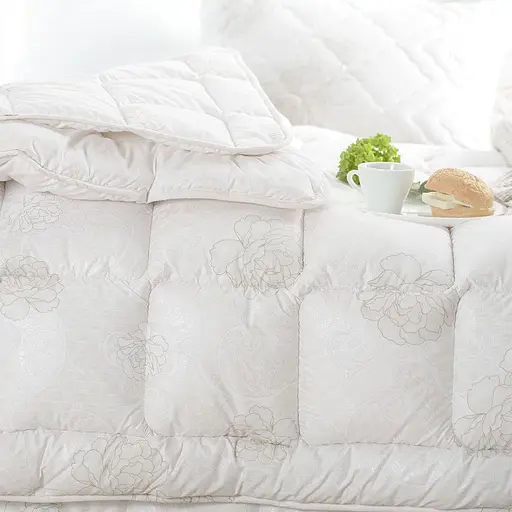 Ковдра Ideia 4 Сезона зима-літо Антиалергенне волокно Дві ковдри троянда 175х210см (8-9562*002) - фото 2