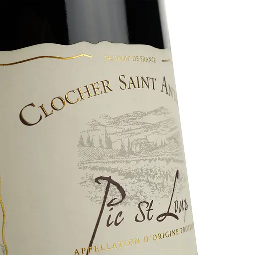 Вино Clocher Saint Antoine Rouge 2021 AOP Pic Saint Loup, червоне, сухе, 0,75 л - фото 5