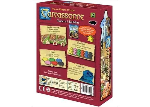 Настільна гра Z-MAN GAMES Каркасон: Купці та зодчі (Carcassonne - Exp: 2 - Traders & Builders (New Version)) (англ.) (ZM7812) - фото 4