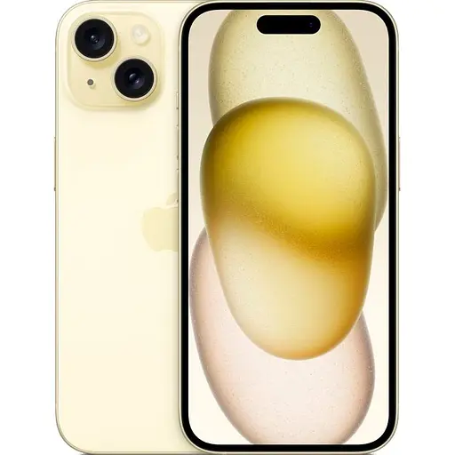 Смартфон Apple iPhone 15 128 GB Yellow (MTP23) [92575]