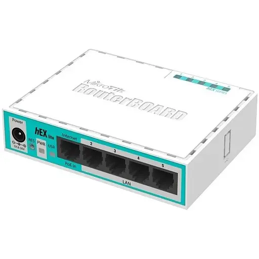 Маршрутизатор (роутер) Mikrotik hEX lite (RB750r2)