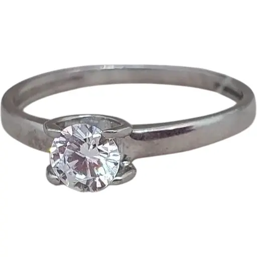 Серебряное кольцо Qvaliz с фианитом. 901-00688 17