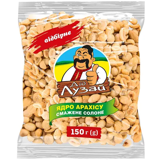 Ядро арахісу Дід Лузай смажене солоне 150 г