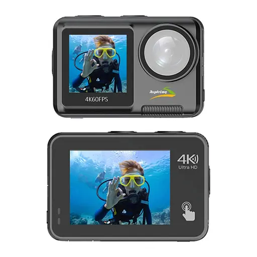 Екшн-камера Aspiring Repeat 4 Ultra HD 4K Dual Screen - фото 4