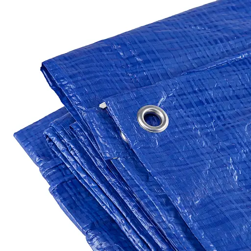 Тент тарпаулиновый Polax 3 x 5м, 45 г/м, с люверсами, двусторонняя ламинация (70-097) - фото 3