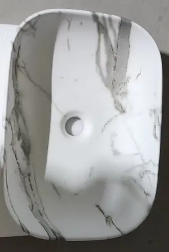 Умивальник накладний Mixxus Premium Diverse-0114 marble 455x325x135 мм MP6545, Мармур - фото 3