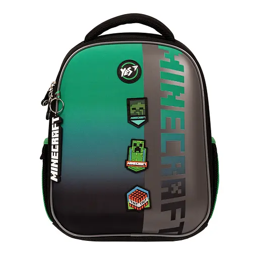 Рюкзак школьный каркасный Yes Minecraft Icons H-100 - фото 3