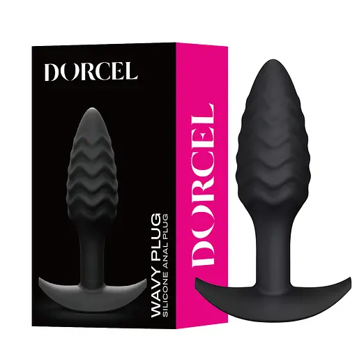 Анальна пробка Dorcel Wavy Plug 10.6 см (чорний) - фото 5