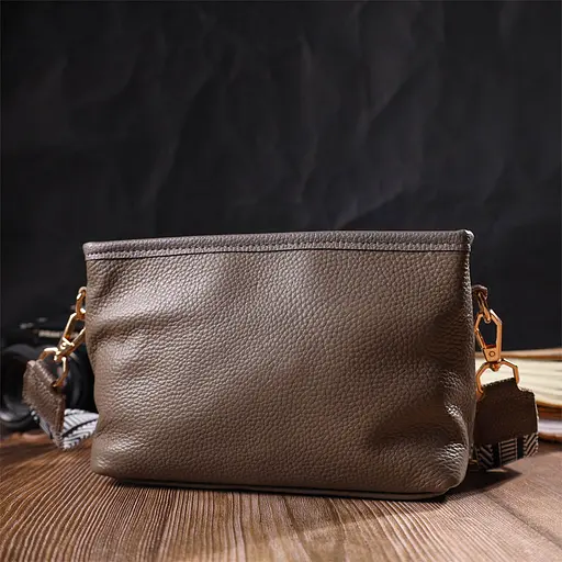 Сумка кожаная женская Vintage 21х14х10 см sum0022698 - фото 7