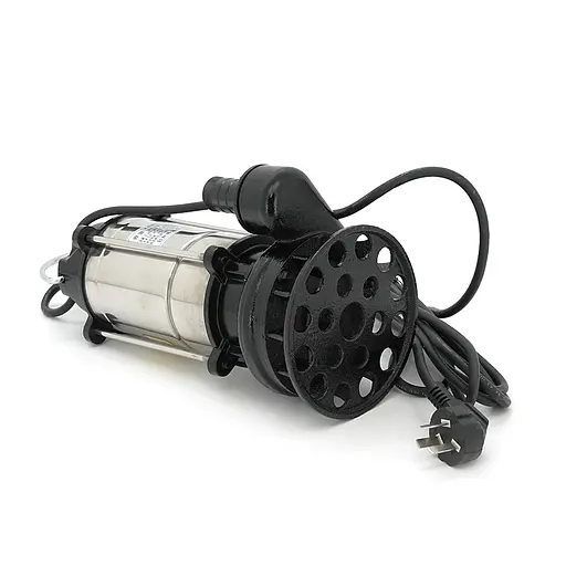 Занурювальний насос 370W 220V до 5 м³/год підйом до 5 м 40 мм нержавіюча сталь 390х175х190 мм 5.825 кг + перехідник - фото 2