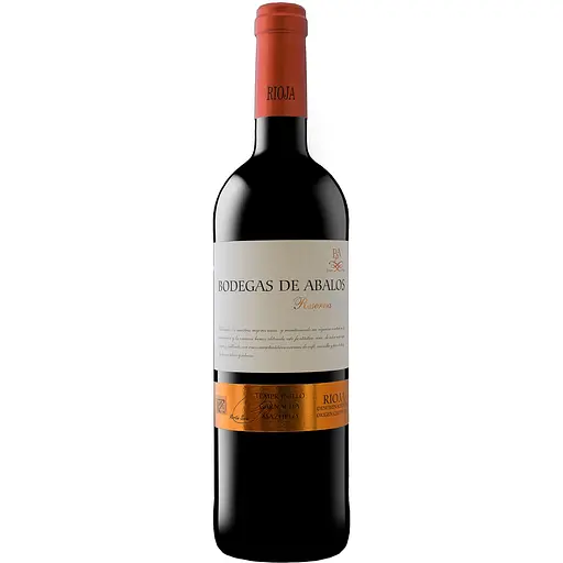 Вино Bodegas de Abalos Reserva Rioja DOC сухое красное 14% 0.75 л
