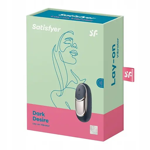 Вібратор для клітора Satisfyer Dark Desire 9.4 см сірий - фото 5