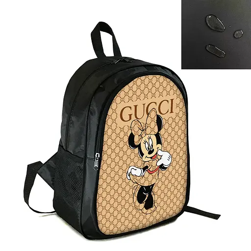 Рюкзак міський/шкільний 38×28см з принтом Міккі Маус дитячий, підлітковий, спортивний (4196)