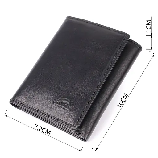 Кошелек для мужчин из глянцевой натуральной кожи Tony Perotti 7.2х10х1 см acs0032253 - фото 3