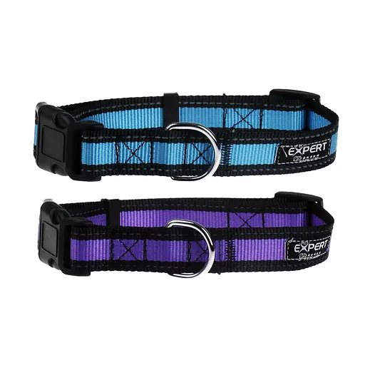 Ошейник для собак TatraPet Expert светоотражающий нейлоновый в ассортименте 2.5 х 35-50 см