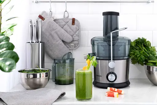 ARDESTO Соковитискач відцентрований 1100Вт, чаша-1л, пластик/метал, сріблясто-чорний - фото 7