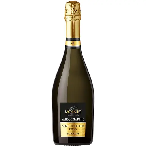 Вино игристое Moinet Valdobbiadene Prosecco Superiore DOCG белое экстра сухое 0.75 л х 6 шт. - фото 2
