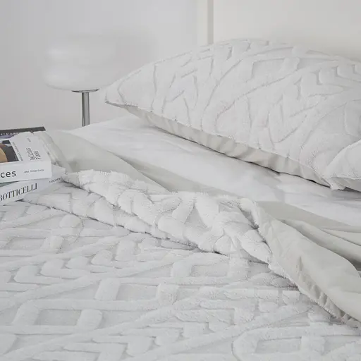 Покрывало ТЕП Soft Angora с наволочками серое 240 x 260 см (4-04885_34649) - фото 3