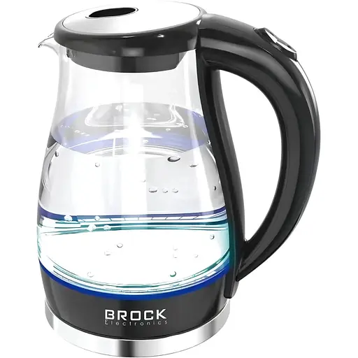 Электрочайник Brock WK 2407 1500Вт/ 1.8л/стекло/ защита от перегрева/ автовыключение