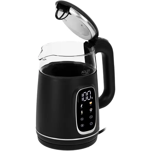 Электрочайник Adler AD 1305 black silver 1850-2200 Вт 1.7 л - фото 3