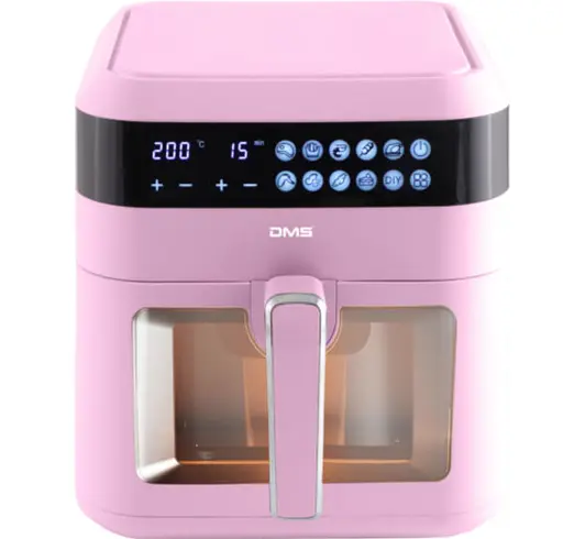 Багатофункціональна піч 10 програм DMS HFG-7R 1600 Вт з духовкою системою Air Fryer функція гаряче повітря - фото 2