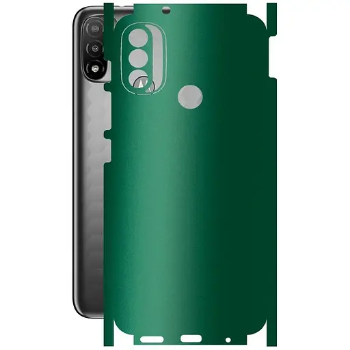 Защитная пленка StatusSKIN для Motorola Moto E20 Корпус Винил Зеленая - фото 1
