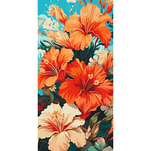 Набор для росписи ArtCraft Гибискус 40 x 80 см (13073-AC)