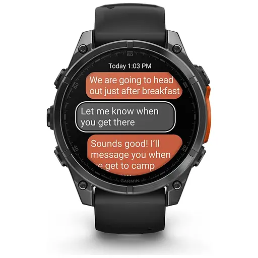 Смарт-годинник Garmin fenix 8 47mm, AMOLED, Glass/SS, SlateGray Steel/Black, BlkBnd, GPS (010-02904-00) - фото 10