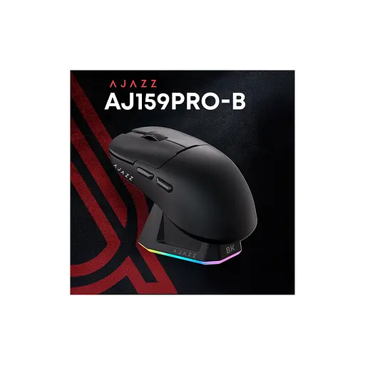 Мишка Ajazz AJ159PRO Wireless/Bluetooth/USB Charging Dock Black (AJ159-PRO-B) - фото 4