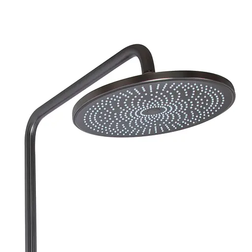 Душевая система для душа Qtap Slavonice на два потребителя QTSLA110GMB45913 Gunmetal Black PVD, Шлифованный черный хром - фото 5