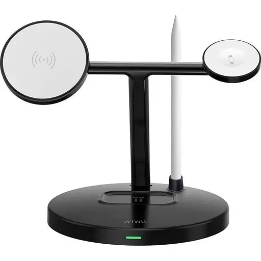 Бездротовий зарядний пристрій WiWU Wi-W032 4in1 15W Black [128265]