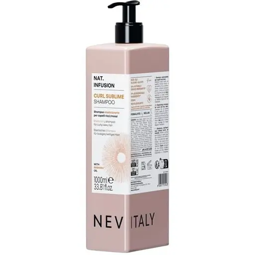 Шампунь Nevitaly Curl Sublime Shampoo для кучерявого, хвилястого та пористого волосся 1 л