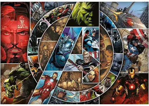 Пазл Trefl Герои Мстители коллаж 1000 эл. (10934) - фото 2