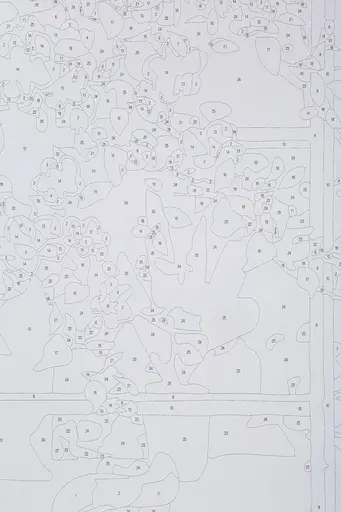 Набір для розпису по номерах "Котик на підвіконні" 40*50 см, IDEA2-GX45195, ТМ "99IDEAS" - фото 7